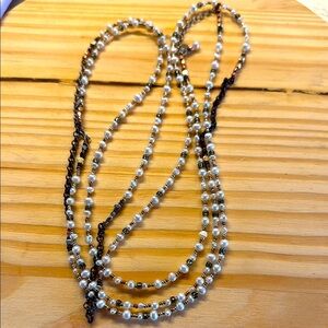 Silpada 925 Sterling Silver Copper Pearl Brass Magnificent Mile Necklace